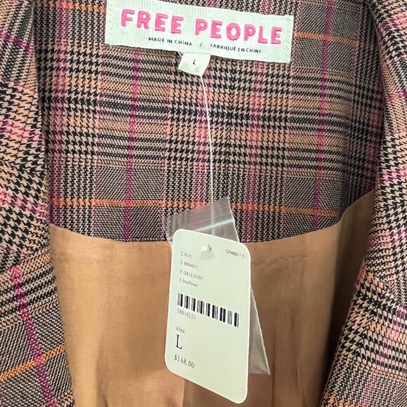 Free People Rianne Blazer - L - Brown - Picture 3 of 5